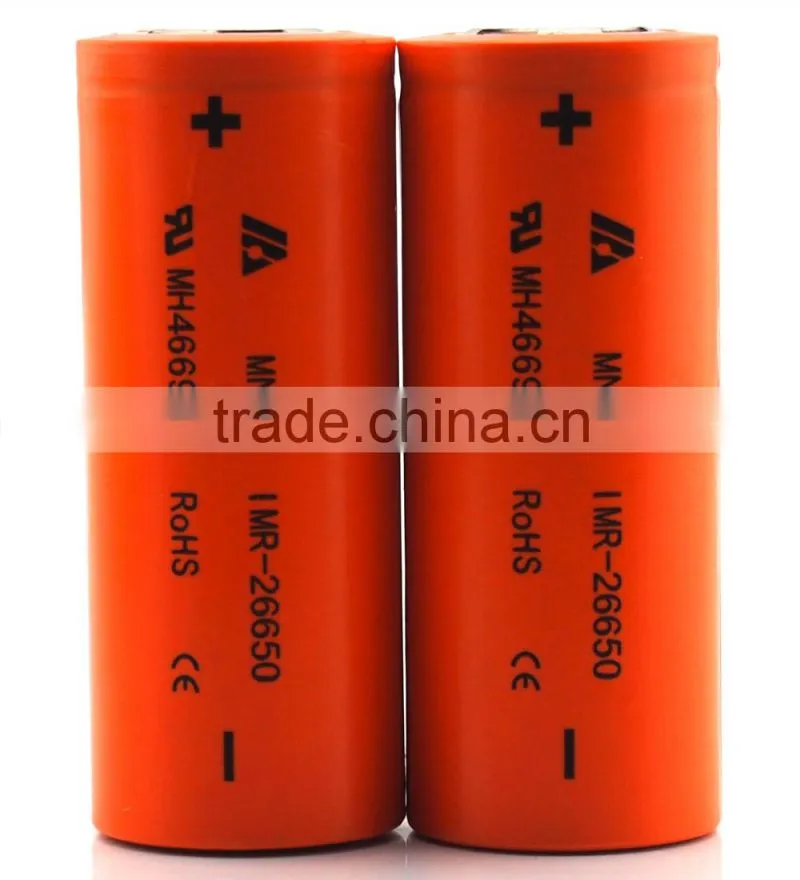 free shipping MNKE 26650 High Drain IMR 3.7V 3500mAh 30A Rechargeable LiMn Batteries