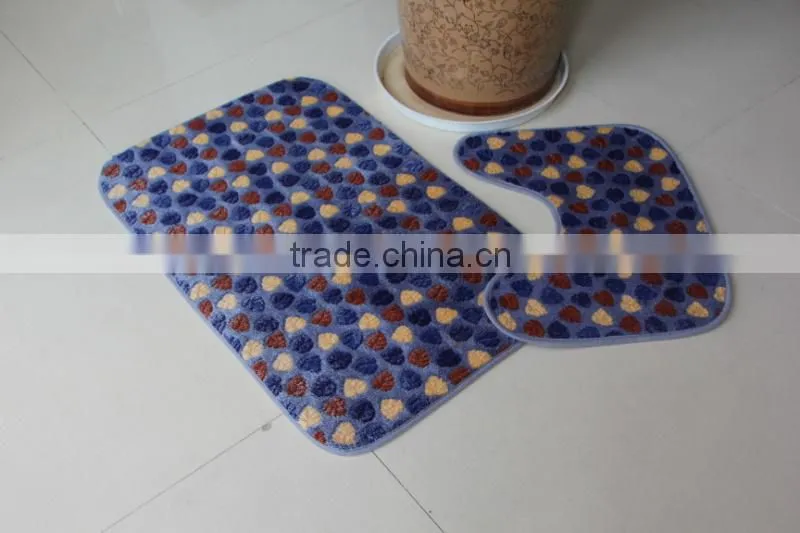 2pcs bath room mat sets