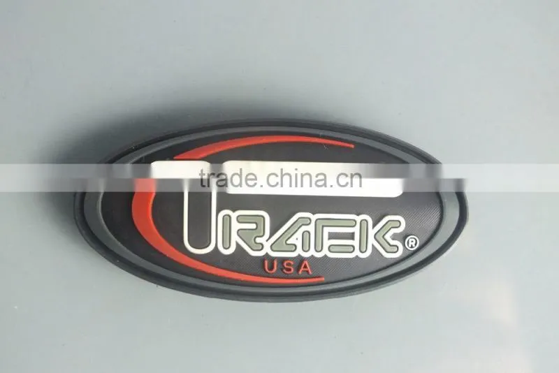 ECO-Friendly PVC Label For Garment, Soft PVC Trademark Brand, PVC Brand Label