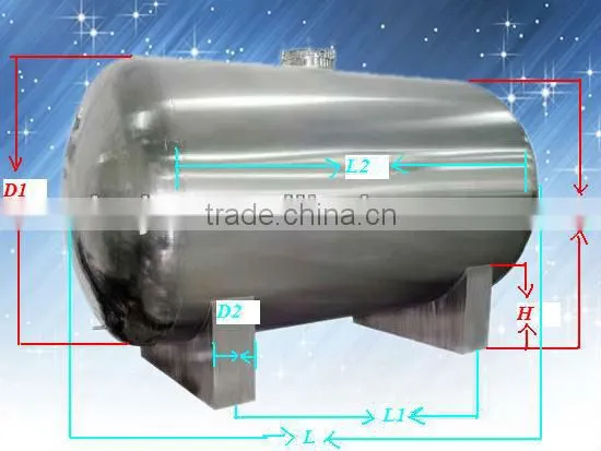 Horizontal Liquid Storage Tank/horizontal Storage Tanks