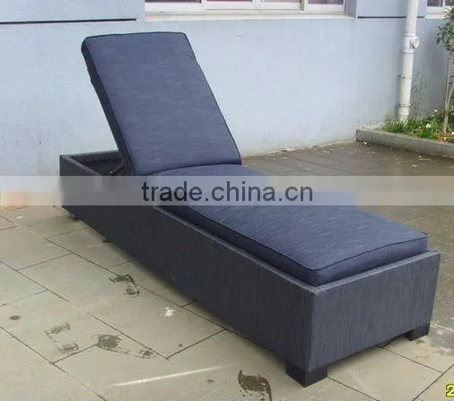 rattan chaise lounge