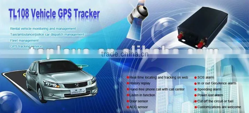 Car GPS tracker vehicle gps tracker with remotely stop the car