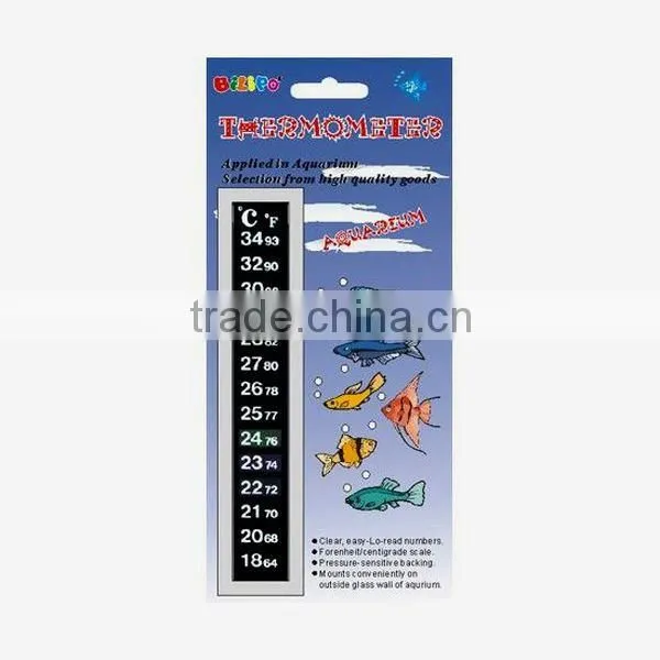 Change color temperature sensitive stick aquarium thermometer
