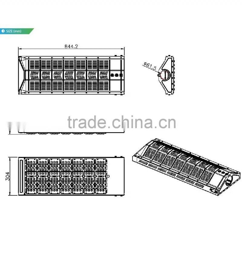 100-140lm/W Meanwell Driver 5 Years Warranty CE Rohs Lens Kit for Different Beam Angle 210W LED Street Light Manufacturer
