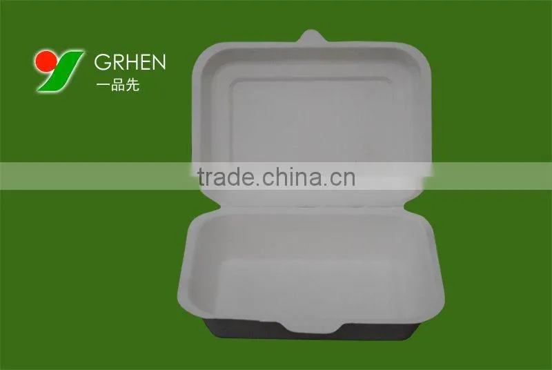 FDA biodegradable eco-friendly disposable natural fiber food container