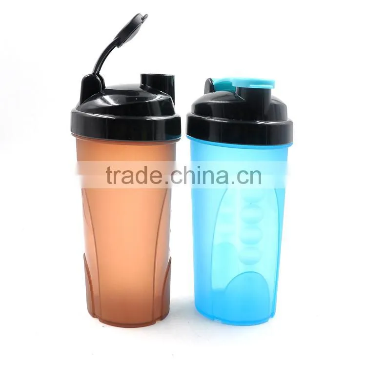 Wholesale 600ML Custom Shaker Bottle BPA free for Gym