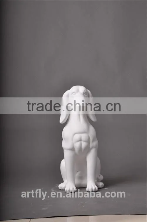fiberglass mannequin dog statue display