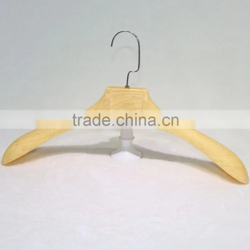 Hot sale fancy plastic clothes hanger for garment display
