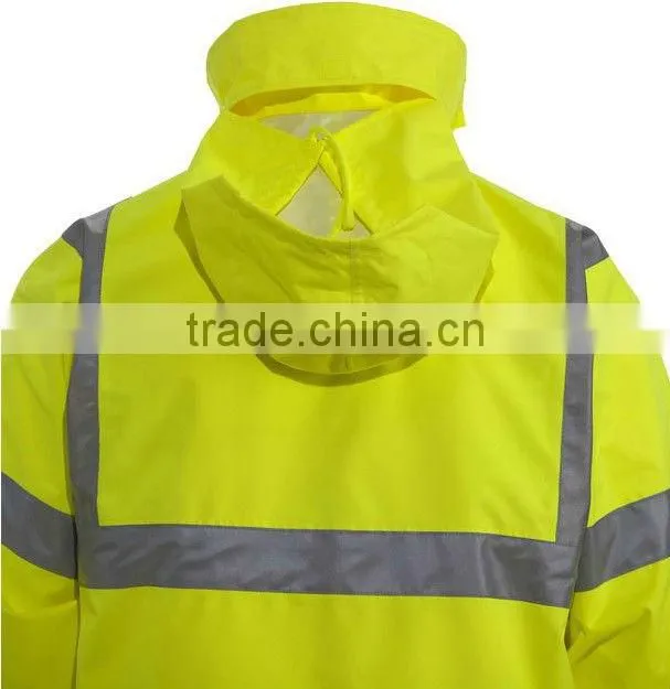 Hot! 2014 new design functonal high-vis 3 in 1 jacket