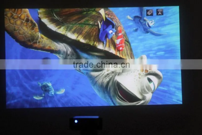 WIFI + Miracast + HDMI + USB + Micro SD mini wireless projector for children education(SMP7044)