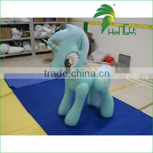 Qute Durable Soft 0.4PVC Inflatable Character Cartoon / Rarity / Apple Jack / Inflatable Little Horse From Hongyi
