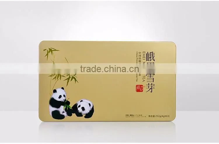 Fat removal tea tin box gift packing vital green tea