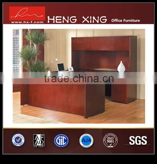 wooden director desk luxury executive desk with bookcase N0120