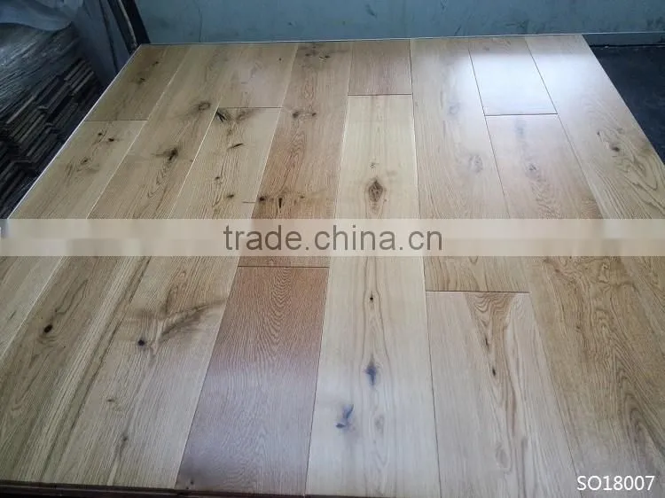 Solid Waterproof Household White Oak Wood Flooring