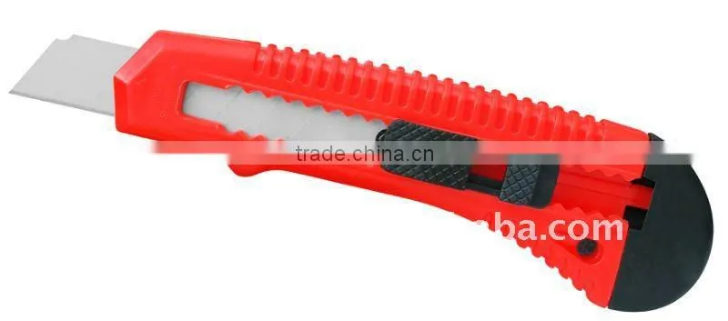 Mini Cheap Plastic Utility Retractable Folding Safe Art School Knife for promotion