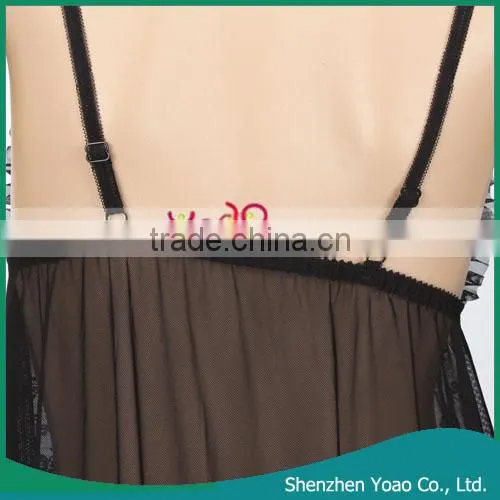 Black Sexy Lingerie Overskirt Underwear For Women