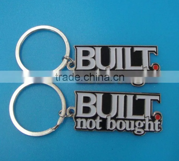 Custom design love heart metal souvenir keychains