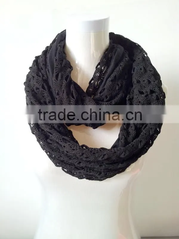 Wholesale Knited Loop Scarf Grey Crochet Loop Scarf Wholesale Knit Infinity Scraf 2015