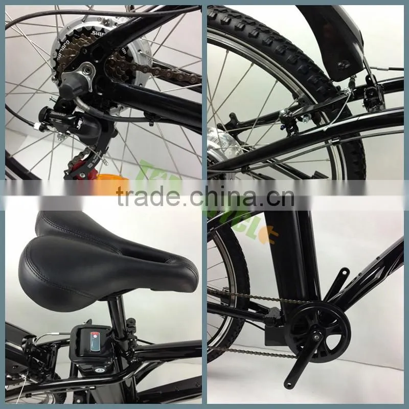 Aluminium Alloy Unique Design 7-Speed Gear CE Certificate 26Inch Electric Bike Motor Mid Drive