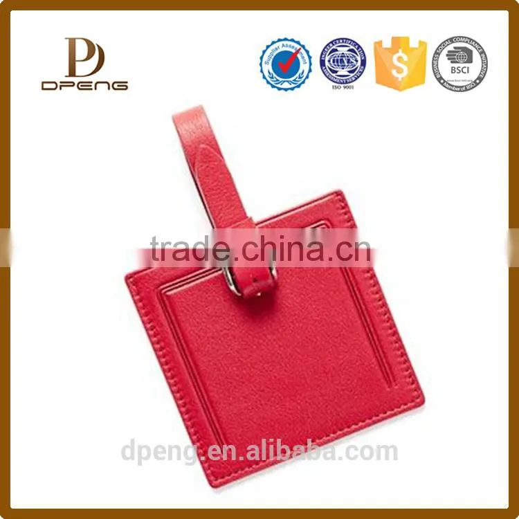 made in China oem Aeroplane Luggage tag leather Luggage tag