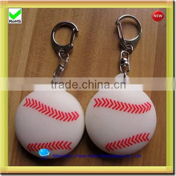 China factory silicone all types of keychains