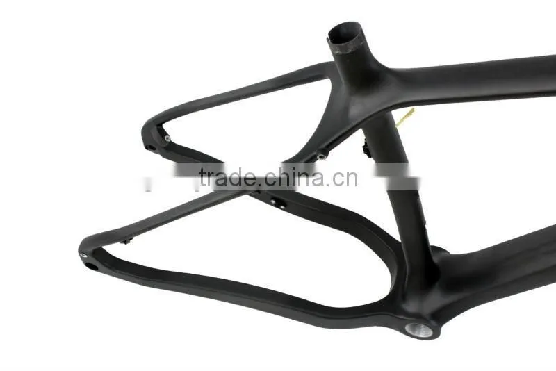 OEM All size available 120mm BSA/BB30 through axle carbon 3K/UD weave fat bike frame