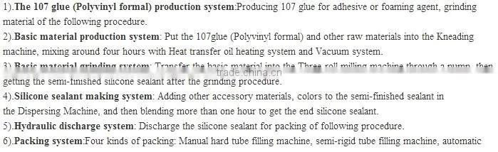 2015 hot sale household silicone sealant making machine _JCT Manufacturer