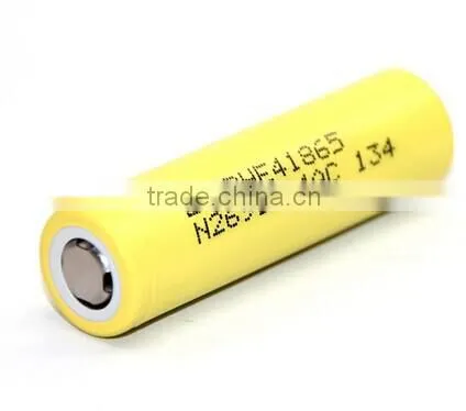 High drain rechargeable 18650 battery lg he4 18650 battery 2500mah authentic lg he4