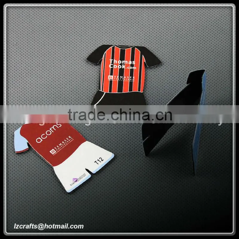 Double sided magnetic bookmark / Hot promotional magnetic folding paper bookmark