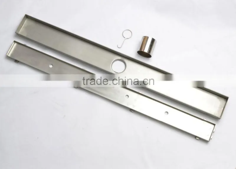 Long Stainless Steel Tile Insert Concealed Floor Drain Shower Drain