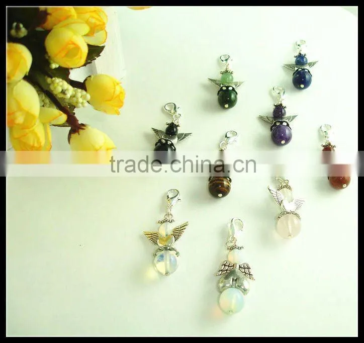2012 Fashion New Angel Purple Agate Charm Bracelet