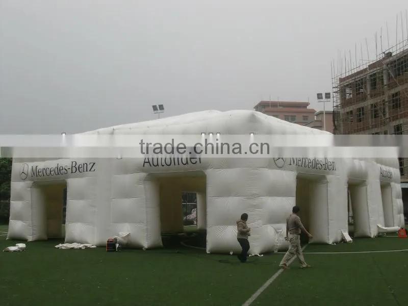 inflatable lighting dome tents/inflatable dome tent for Giant party