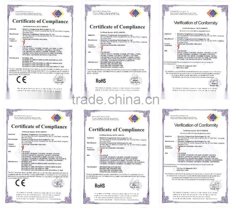 Supply high quality Coaxial Cable BNC CCTV video signal amplifier
