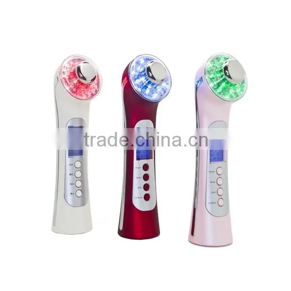 Micro-current wrinkle removal skin tightening Facial Rejuvenation ultrasonic facial massager beauty Machine