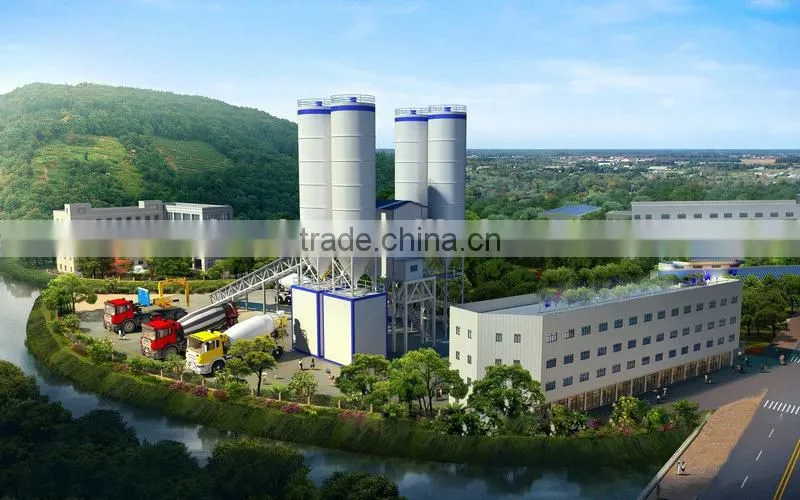 Sinoder Brand HZS series Concrete Mix Plant Small Concrete Batching Plant Portable Cement Plant