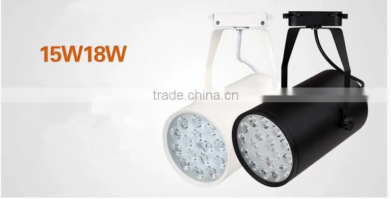 High Quality 18w Dimmable Led Track Light/Led Track fixtures/COB Led Track spot Light