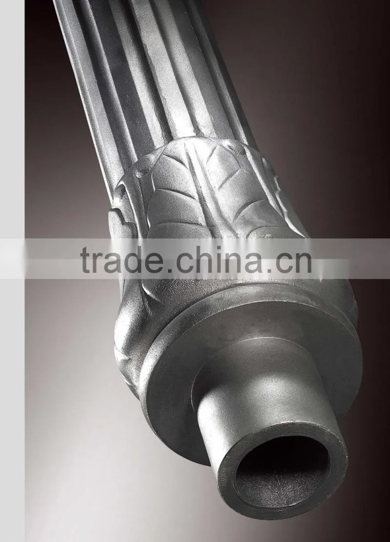 B033-1 Outdoor Sand Casting Aluminum Light Pole Casted