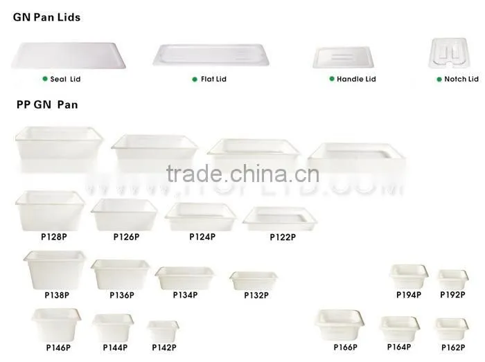 Plastic PP GN Food Pan