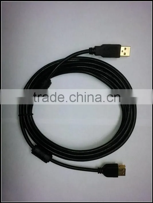 efficient 1ft transparent AM to AF usb2.0 cable extension cord