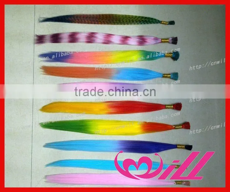 crazy two tone hair color i tip hair extensions ombre color hair extension