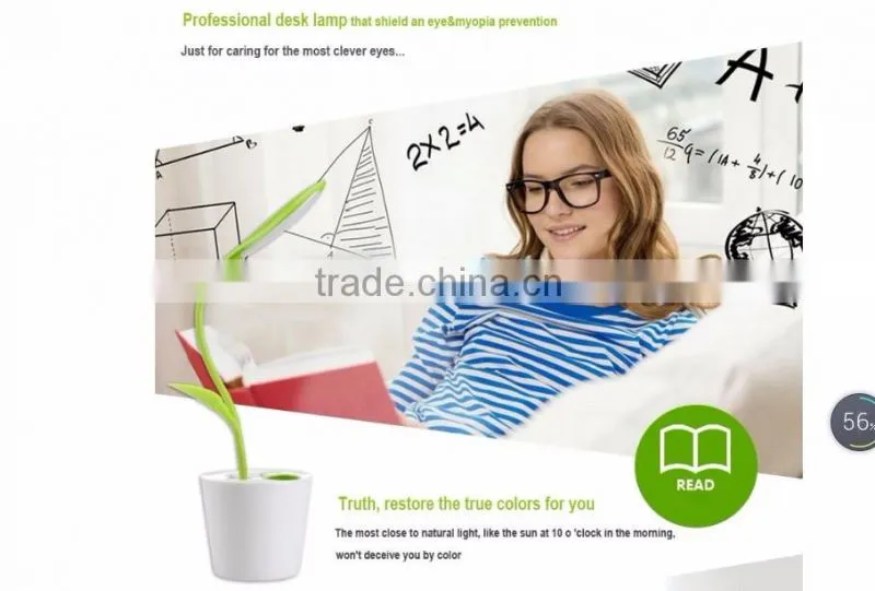 exquisite pen container design electronic LED desk lamp