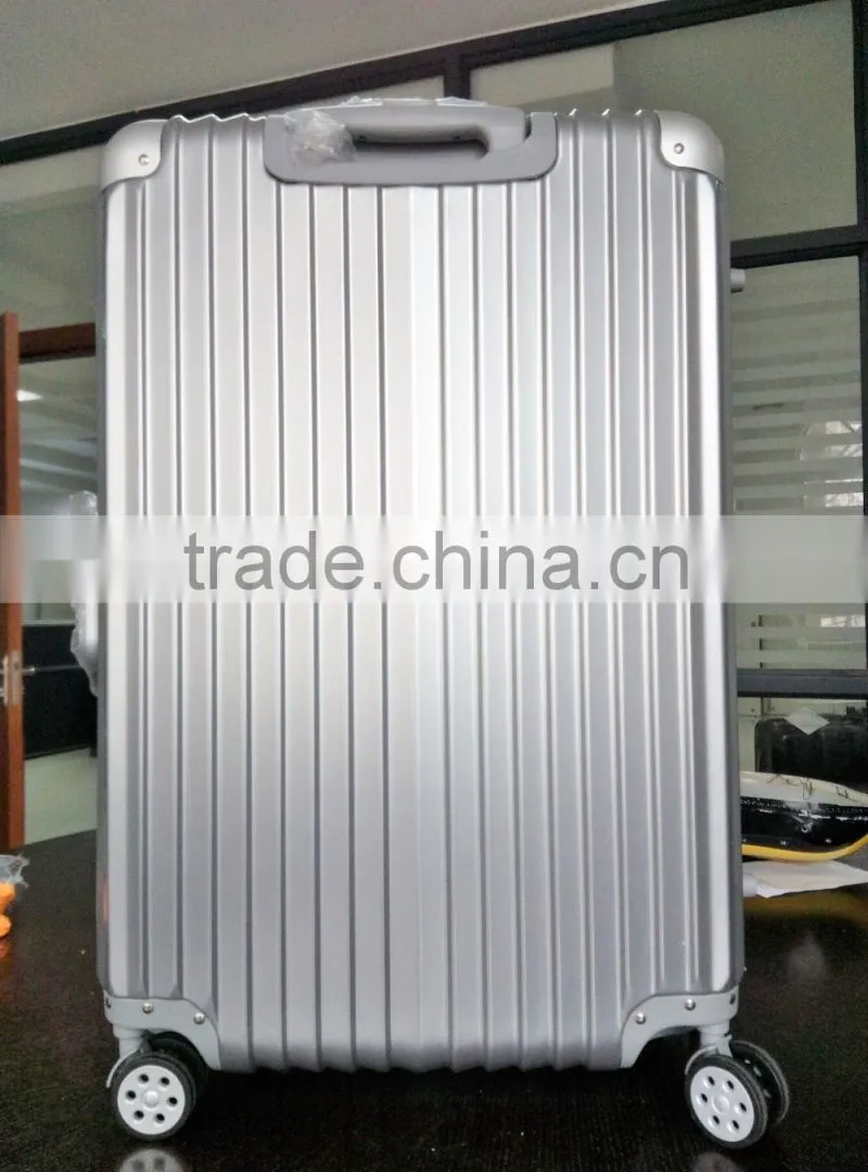 TOP and High quality hard ABS+PC Bright trolley luggage set