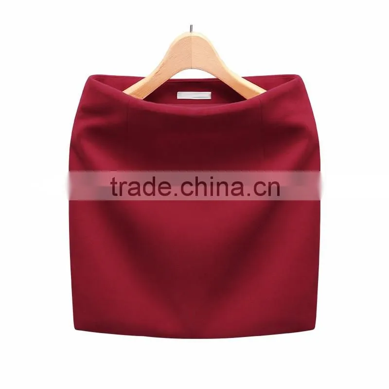 The most bright eye the most fashion lady pure color skirt, joker fashion ladies dress