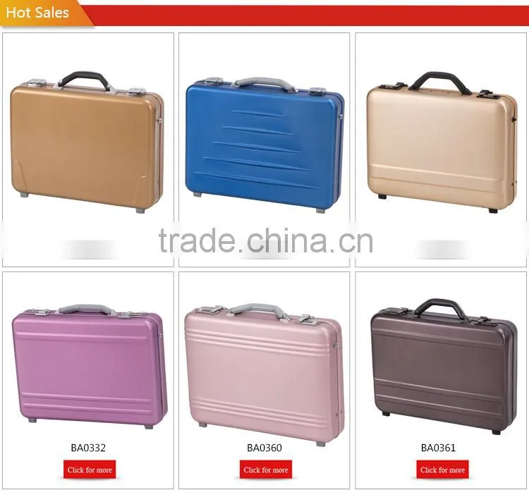 Sunrise Commercial Upgrade Quality Briefcase Men Makeup Aluminum Tool Box Briefcase