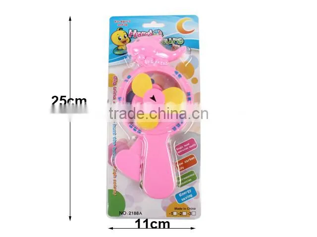 Hot summer turntable games promational small wind up fans toy for children