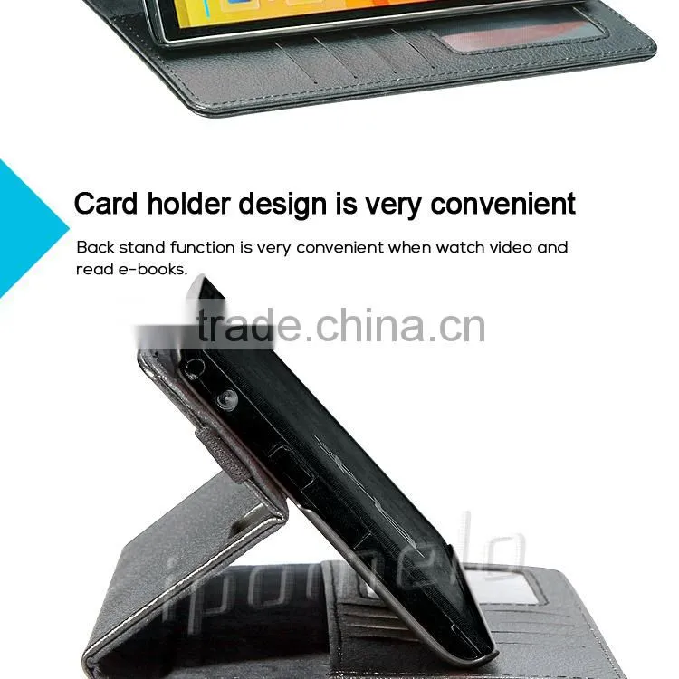 High quality leather tablet case for Sharp AQUOS PAD SH-06F