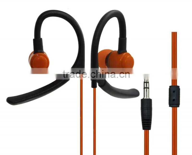 2016 New design Sport Wired Earphones Earhook Heart Shape Earhook Earphones