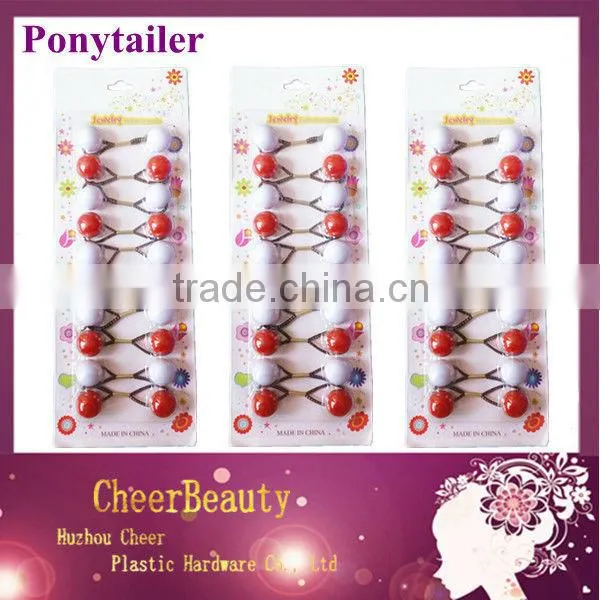 Ponytail rubber bands PT025/girls hair bands/hair bands for kids