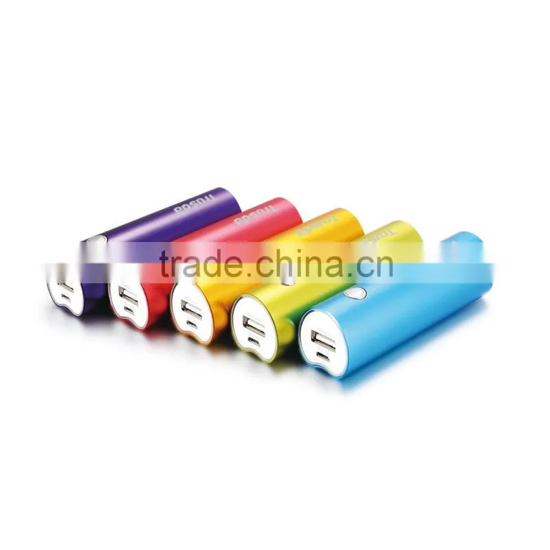 Metal case 2600mAh phone 7 power bank