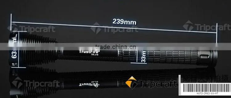 J18 TR-J18 SUPER BRIGHT LED Flashlight,8000 LM, 7* XML T6 High Power Torch for camping hiking